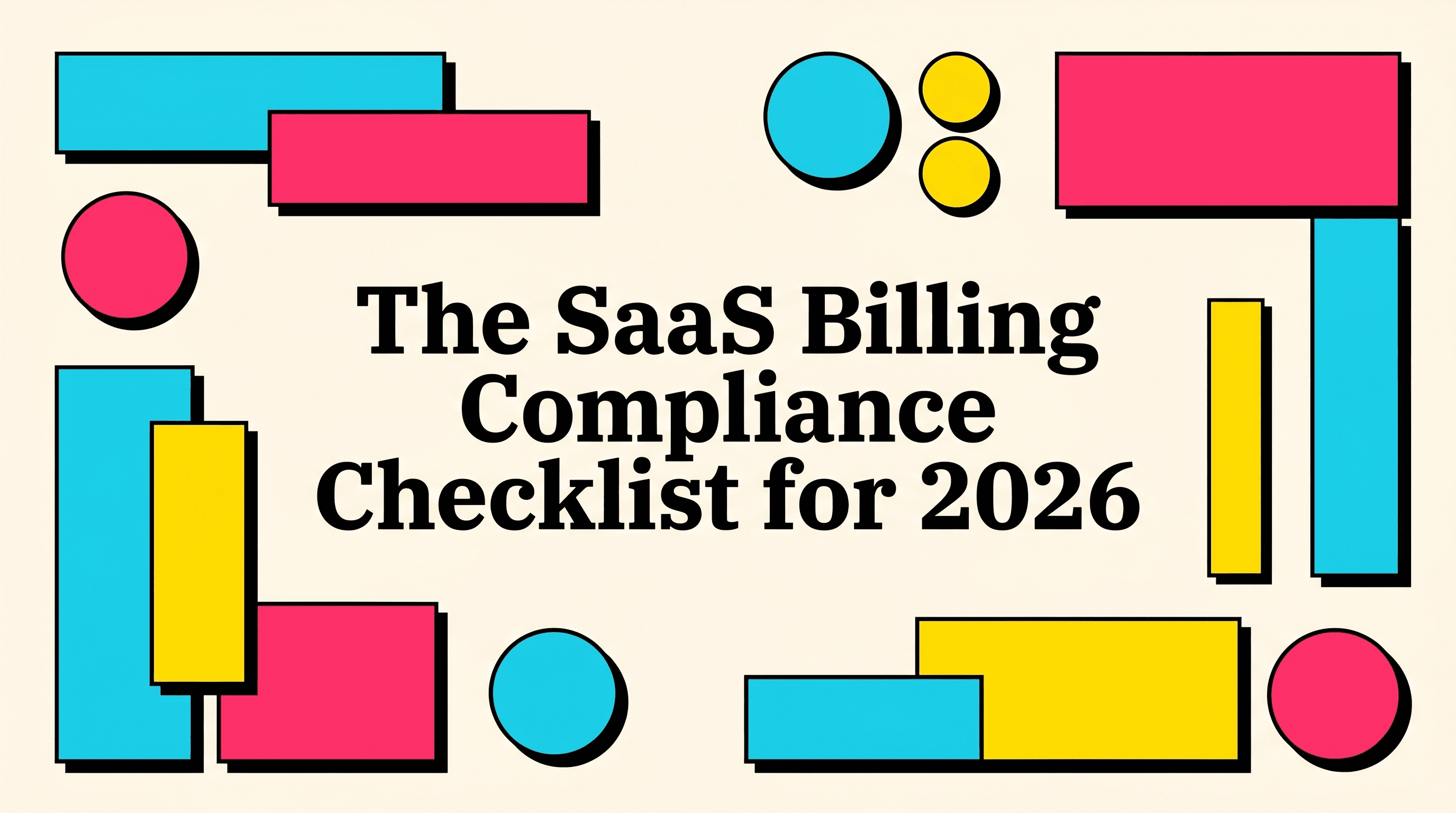 The SaaS Billing Compliance Checklist for 2026
